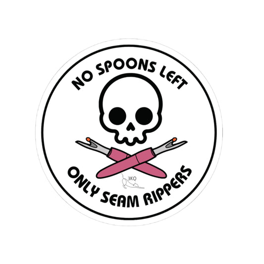 Only Seam Rippers Sticker - White Circle