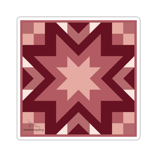 Cleo Pattern Sticker (Rose)