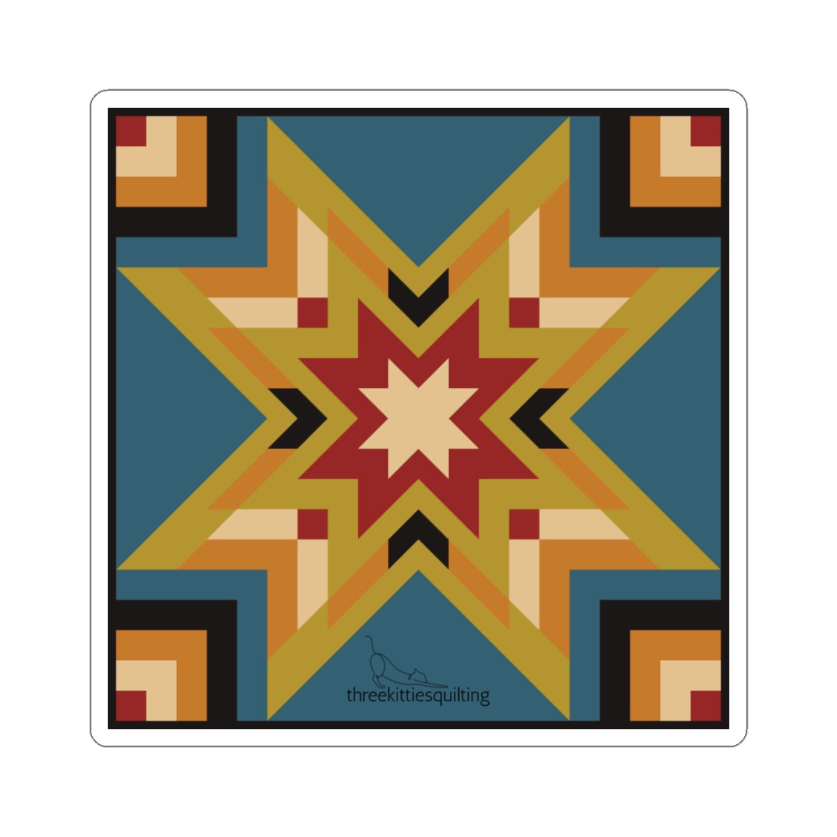 Cleo Pattern Sticker (Cover)