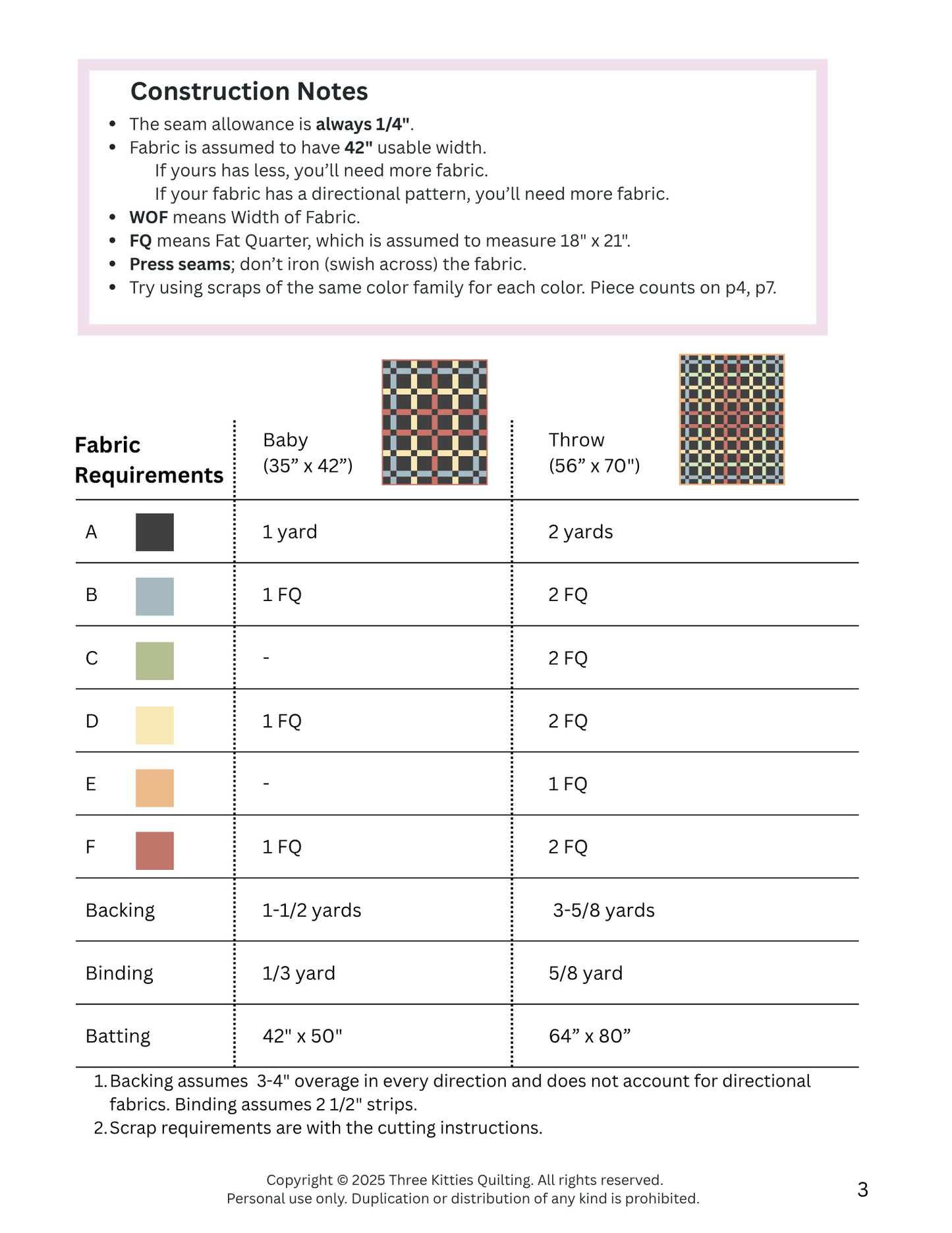 The Junie PDF Quilt Pattern