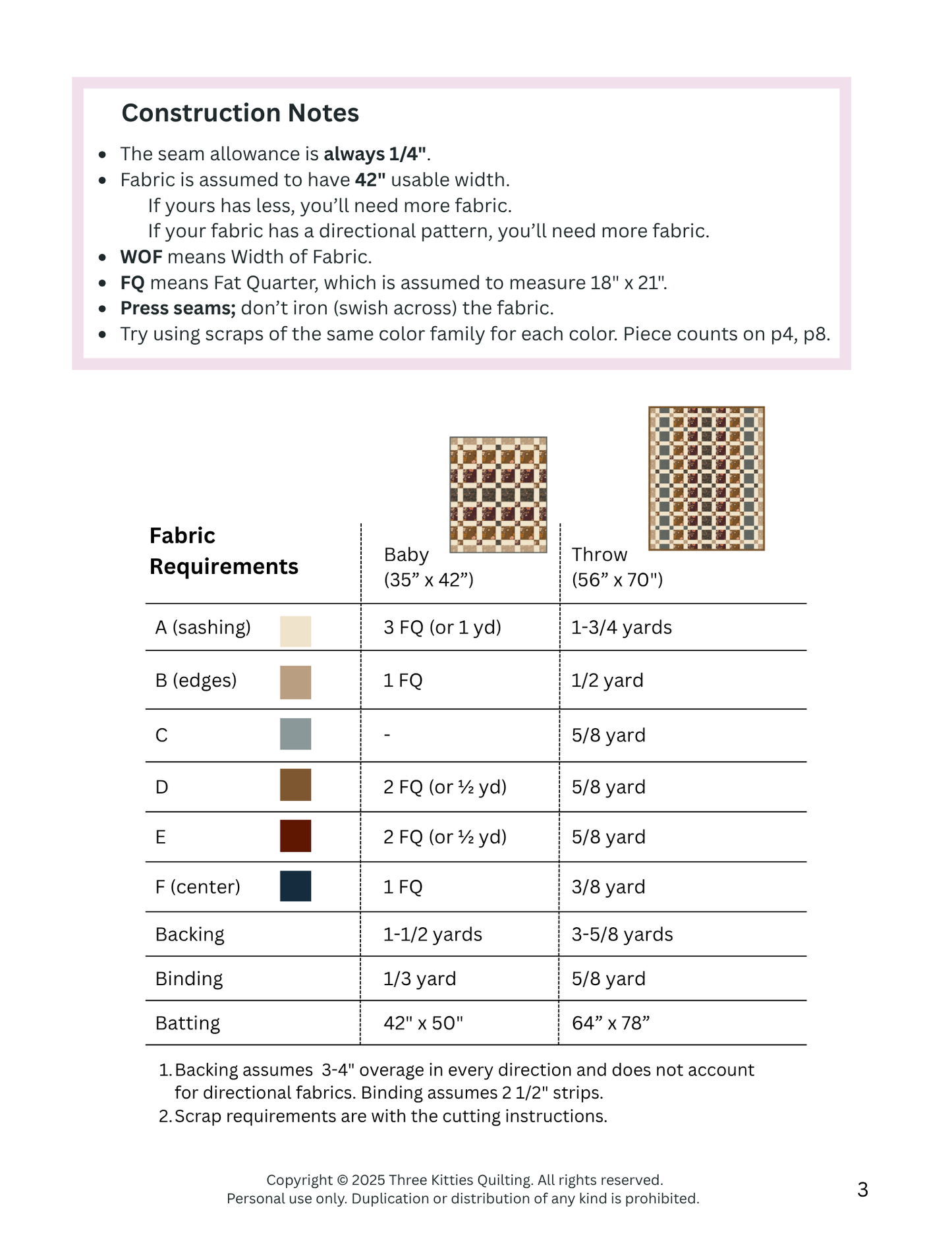 The Junie PDF Quilt Pattern